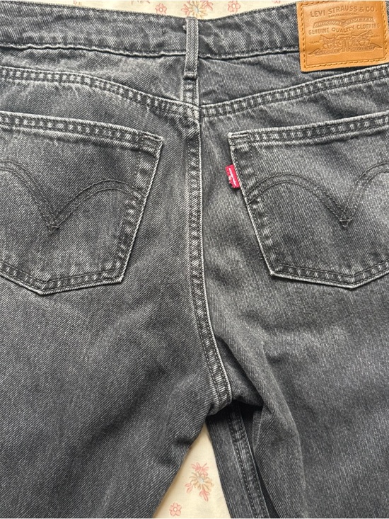 Levi’s low loose black / dark grey jeans - Picture 3 of 6